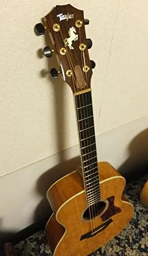 Наклейка с инкрустацией на гитаре в шваброй тема единорог L/R|guitar headstock|inlay stickerdecal