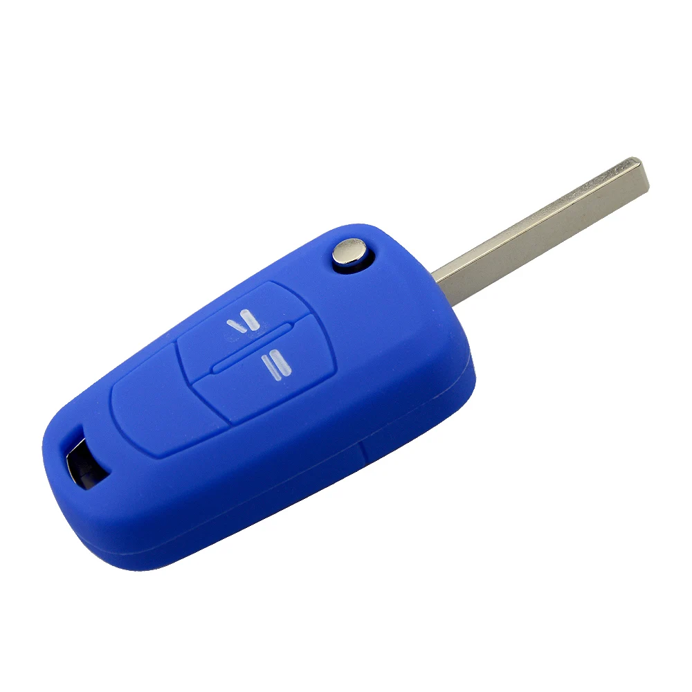 Мягкий силиконовый чехол для автомобильного ключа OkeyTech с 3 кнопками чехол-брелок