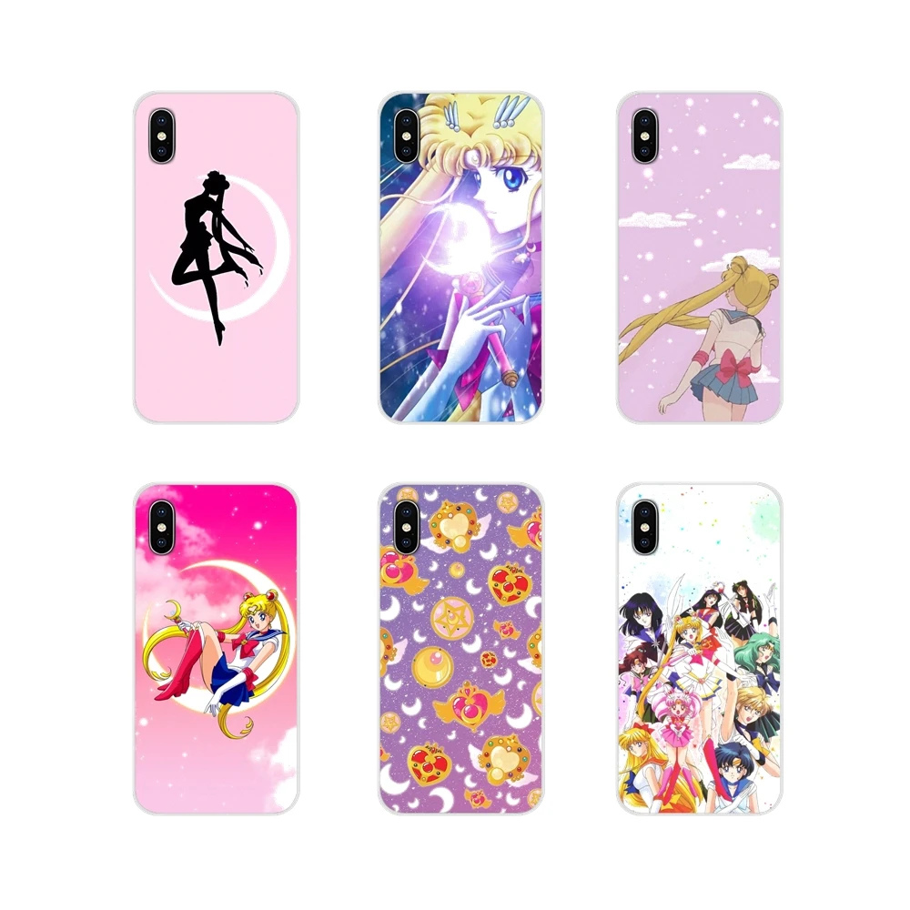 Аксессуары Чехлы для телефона Обложки Морская луна Аниме для Samsung Galaxy A3 A5 A7 A9 A8 Star A6 Plus 2018 2015 2016 2017 on.