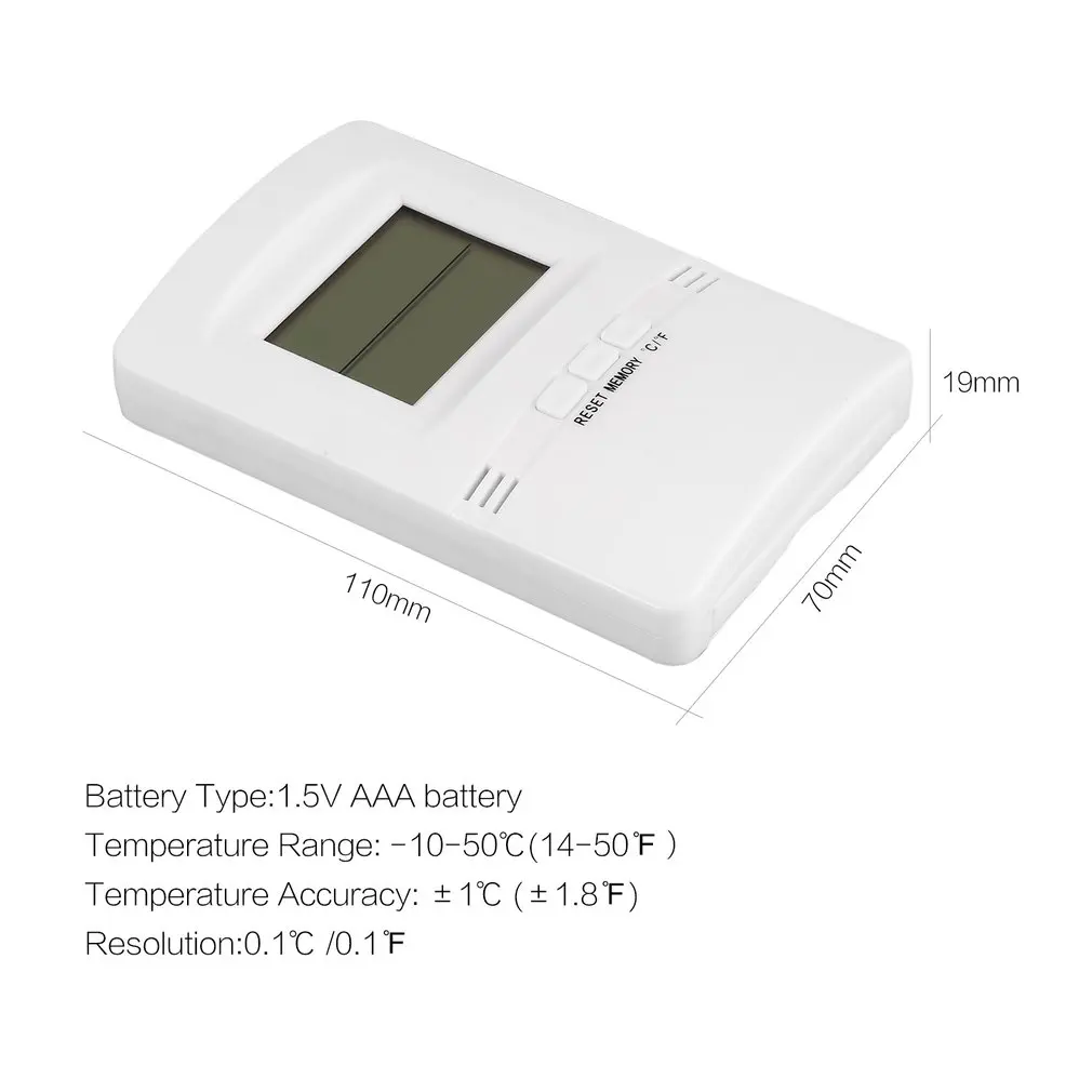 Цифровой термометр мини-измеритель температуры ЖК-дисплей комнатный наружный