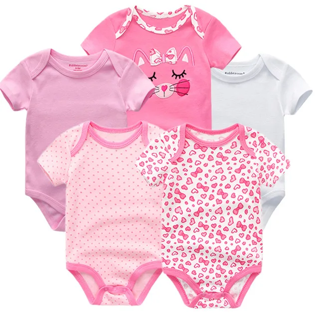 baby bodysuit5994 Модная одежда для детей, Детская мода Одежда для мальчиков и девочек носки для новорожденных для новорожденных для маленьких девочек комбинезоны 5 шт. Комбинезоны маленькие изделия из хлопка Детский костюм - Цвет: baby bodysuit5994