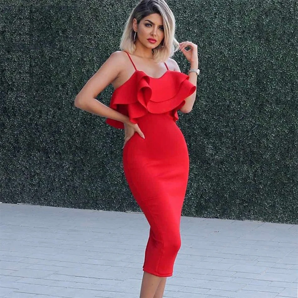 Miss воды 2019 новое облегающее для вечеринки со знаменитостями Бандажное платье