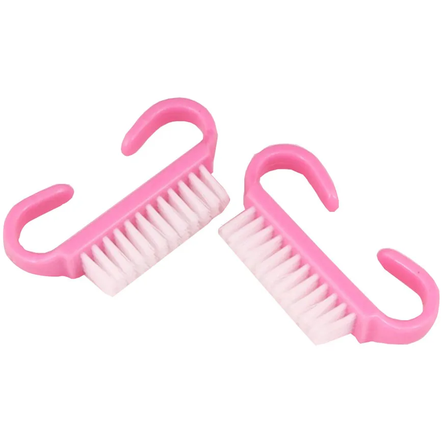 2017 A #3 шт пластиковая ручка для очистки ногтей щетка пыли инструмент маникюра и