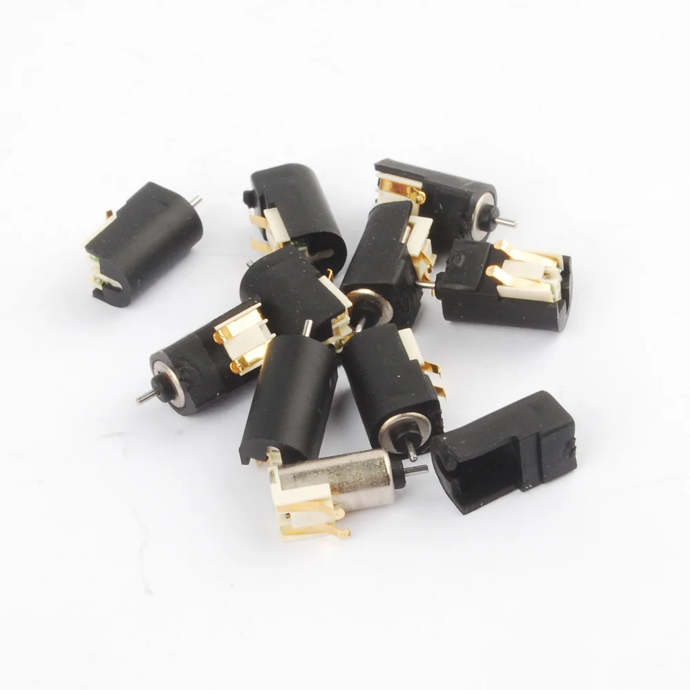 

Hot Sales 100PCS 1.5V-3V dc 0408 micro Coreless motor DC high-speed micro DC motor 65000RMP RC Model