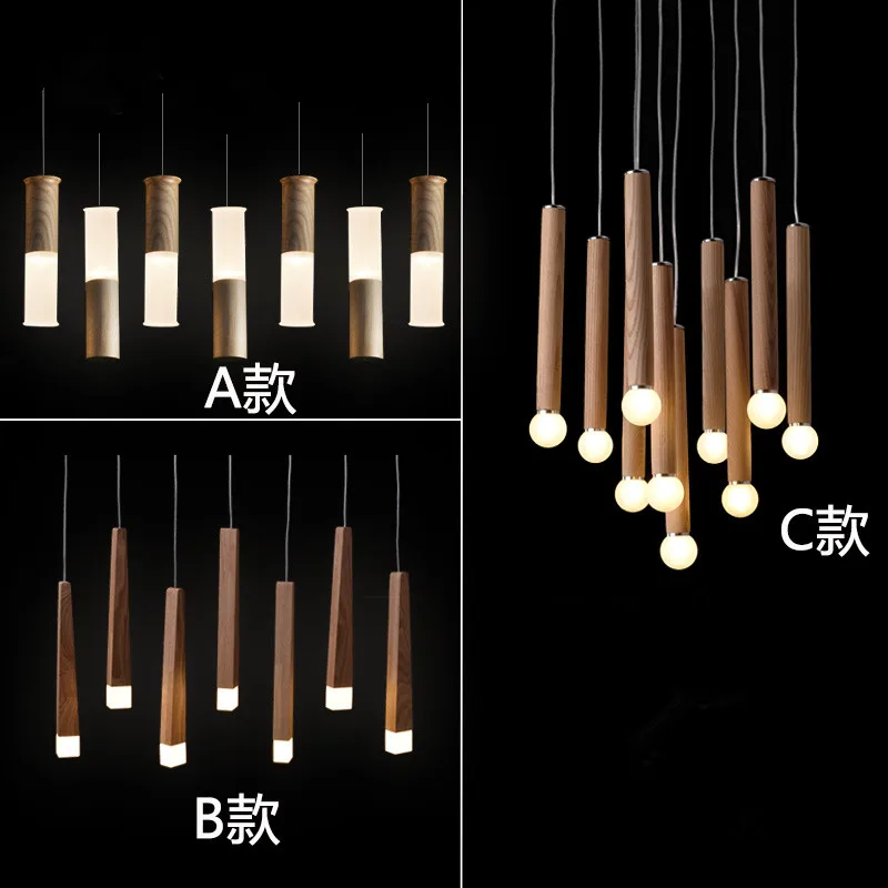 Современные светодиодные подвесные светильники для кухни столовой винтажные