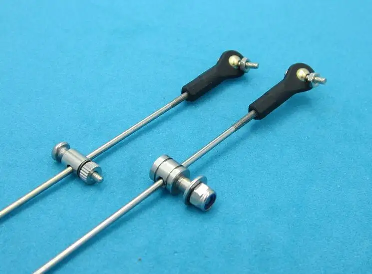 4 шт. пластиковый стержень M2 + 2 мм сервопривод для руля из нержавеющей стали