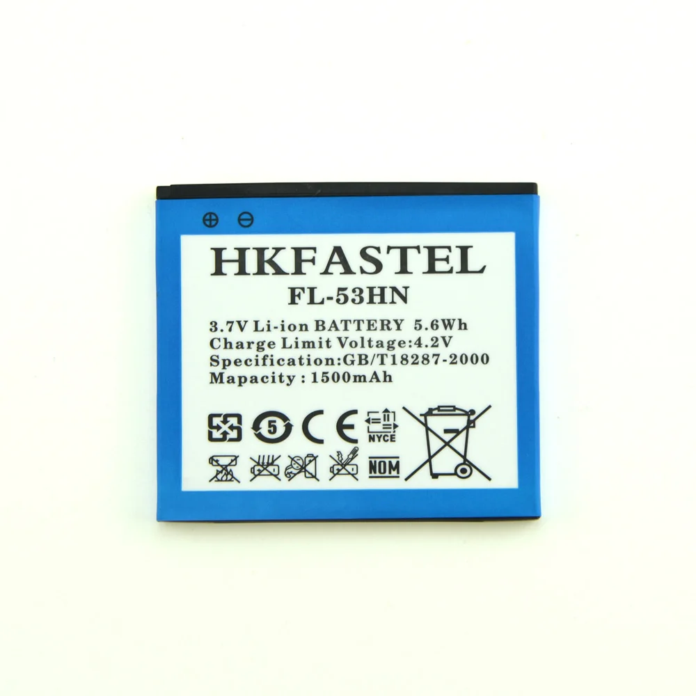 HKFASTEL новая стандартная батарея для LG Optimus 2X P990 Star P970 3D P920 SU660 P999 P925 1500 мАч|mobile phone