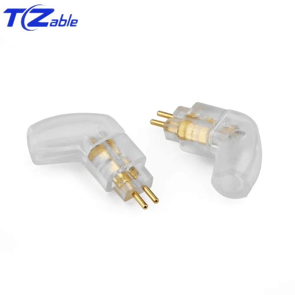 Hifi 0,78 мм наушники контактный разъем 90 градусов для UE11 ES3 W4R UE18 um3xrc DIY наушников Обновление разъем припоя провода разъем аудио разъем