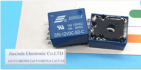 Горячая новинка SRI 12VDC SD C 12 В постоянного тока DIP5|Реле| |