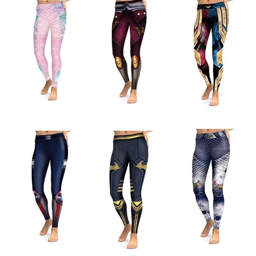 SERANDMIDO Marvelous Woman Leggings Slim Sexy Workout Girls Pants Casual High Waist Elastic Fitness Womens Leggins TTTY-005 | Женская