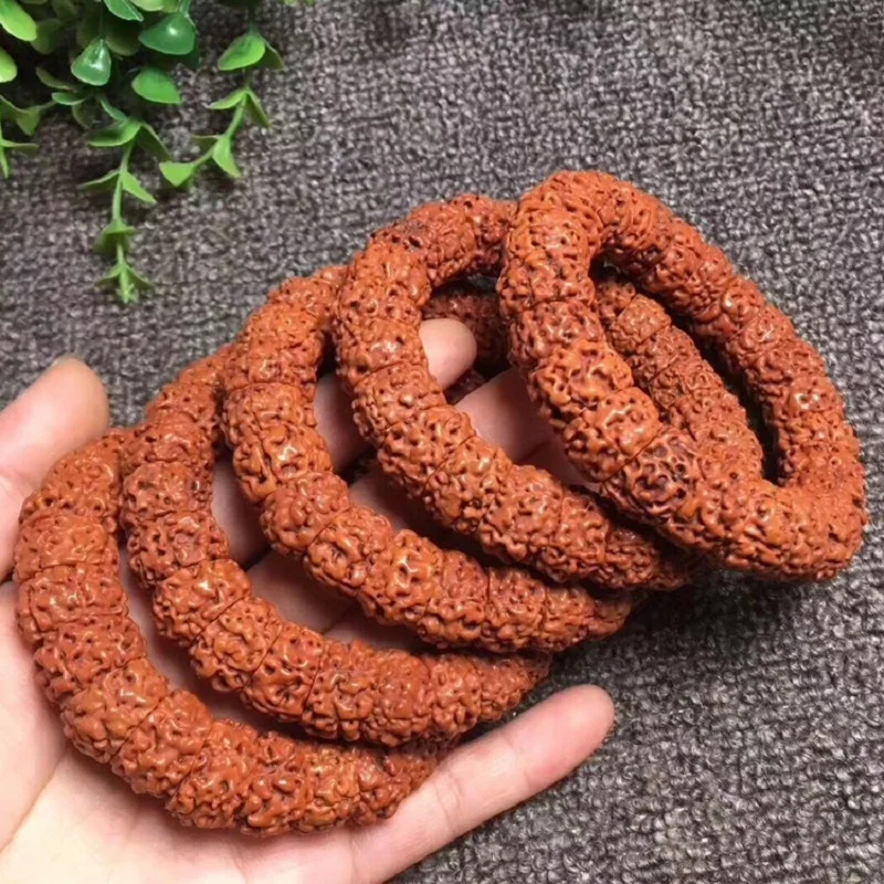 Непальский браслет из бусин King Kong Bodhi для медитации и молитвы мала рудракша Тибетский браслет из бусин Будды для мужчин J1711