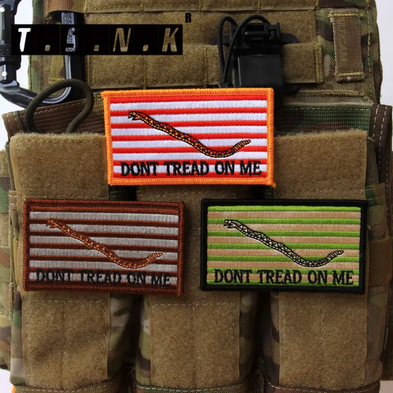Вышитая наклейка TSNK армейский Тактический бейдж не наносите на меня Armlet|badge