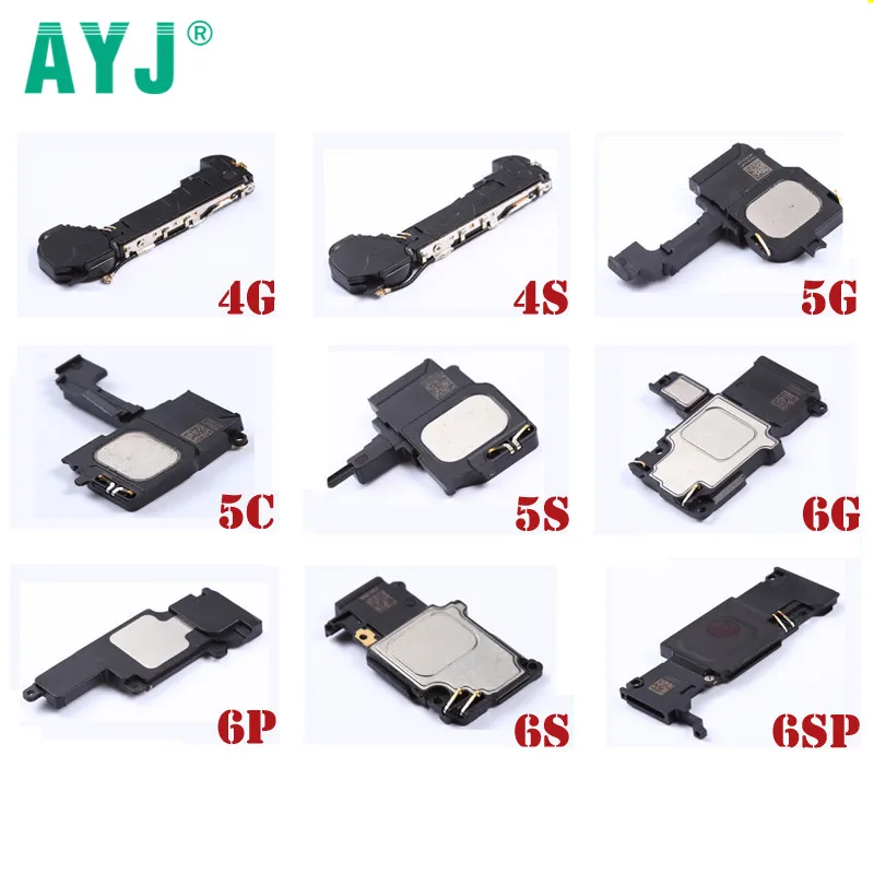 10 шт./лот громкий динамик ЗУММЕР запчасти для ремонта Iphone 6 Plus 6S детали iPhone 5S