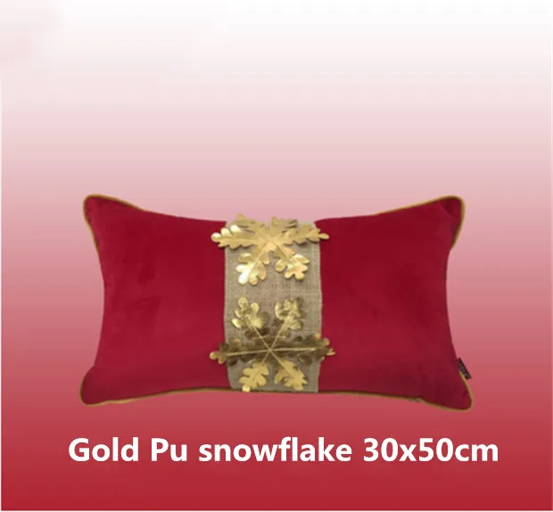 Style 1 Merry Christmas наволочка для подушек, Роскошная золотая вышивка, диванные подушки Cojines Decorativos Para, украшения для домашнего праздника - Цвет: Style 1