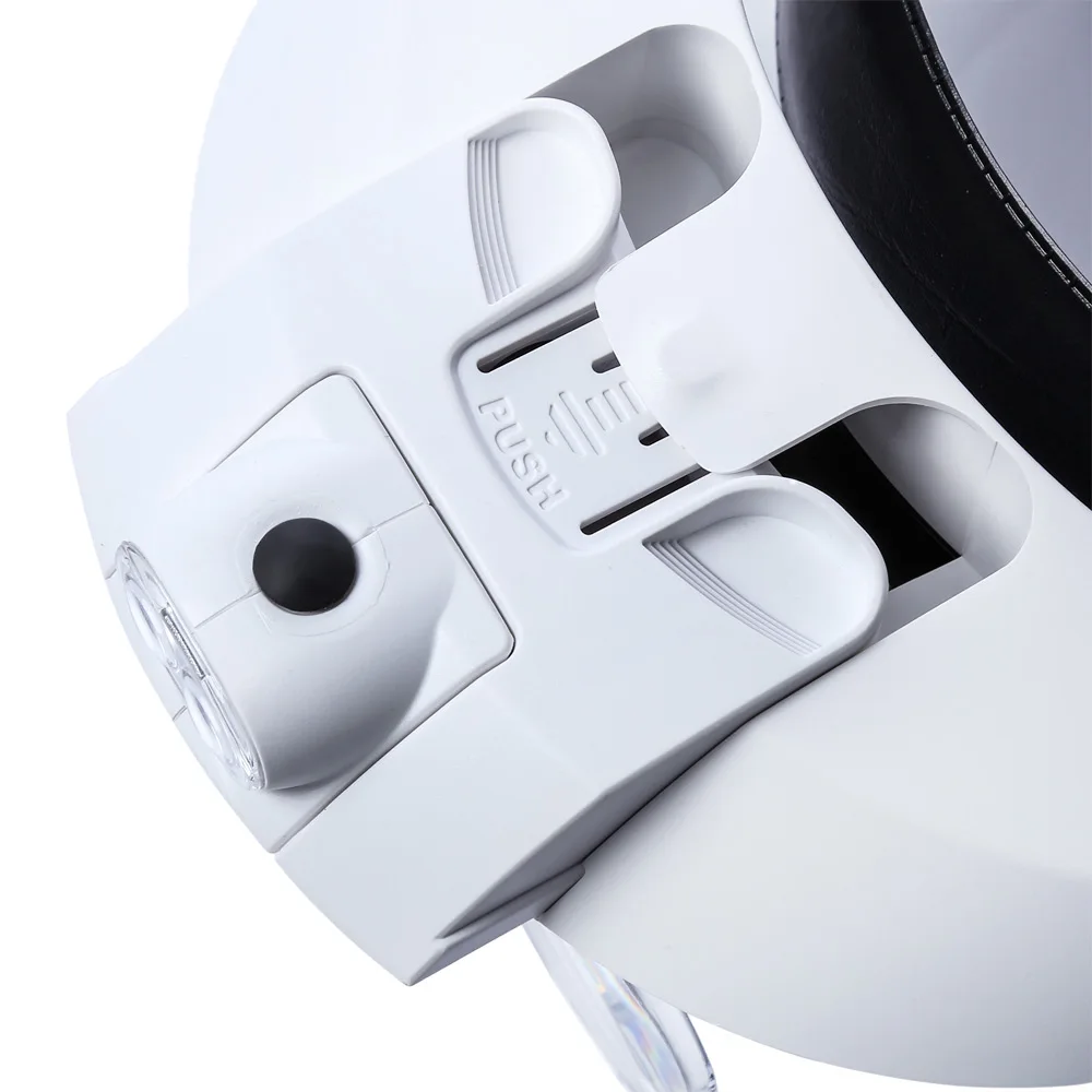 Держатель лупы с глазным стеклом 2 светодиодный налобный фонарь подсветкой Лупа