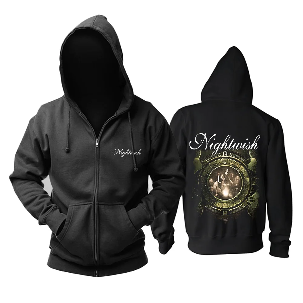 22 24 конструкции Harajuku cry Ангел Nightwish хлопок готические толстовки оболочки куртка на молнии рок толстовка, Спортивная кофта, худи из флиса, верхняя одежда - Цвет: 22