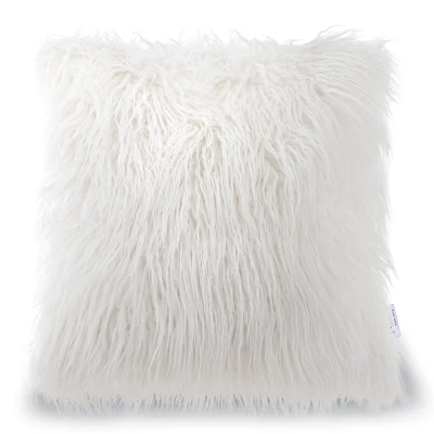 Ivory 45/50/60 см плюшевые мягкие однотонные меха перо Чехлы для подушек поясничного Подушки случае роскошный диван постели Главная Прокат номер дома декабря fg829 - Цвет: Ivory