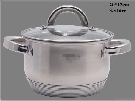 20cm Кастрюля, посуда, кастрюля для приготовления еды, кухонная утварь, высокое качество - Цвет: 20cm