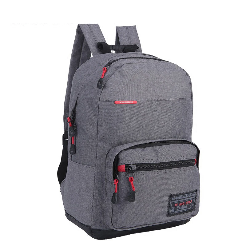 GRIZZLY мужской холщовый рюкзак Рюкзаки повседневные Mochila многофункциональный большой емкости школьные ранцы дорожные сумки для мальчиков
