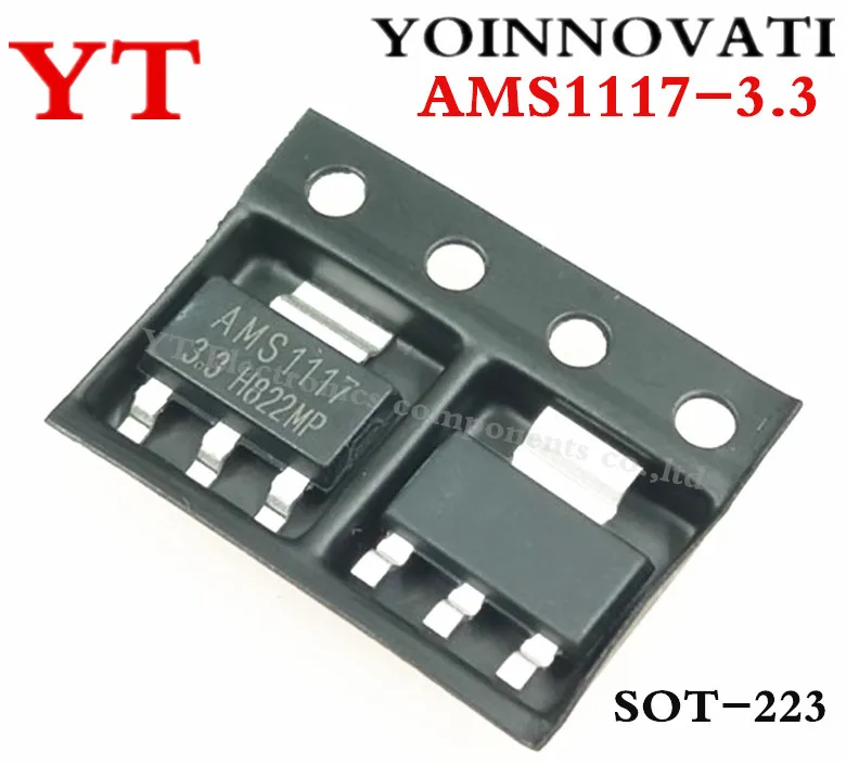 500 шт./лот AMS1117 3.3 3.3V LM1117 1117 лучшее качество|Интегральные схемы| |