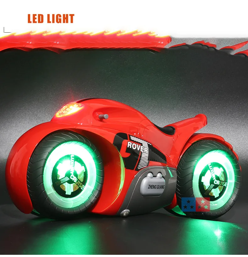 2,4 г электродвигатель мотоцикла RC мини мотоцикл Детский Мини Мото RC Drift мотоцикл Блестящий светодиодный светильник 20 минут