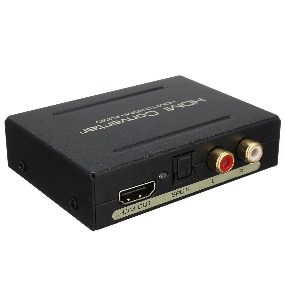 1080P HDMI к Аудио Сплиттер оптический SPDIF + RCA L/R экстрактор конвертер для ПК DVD HD
