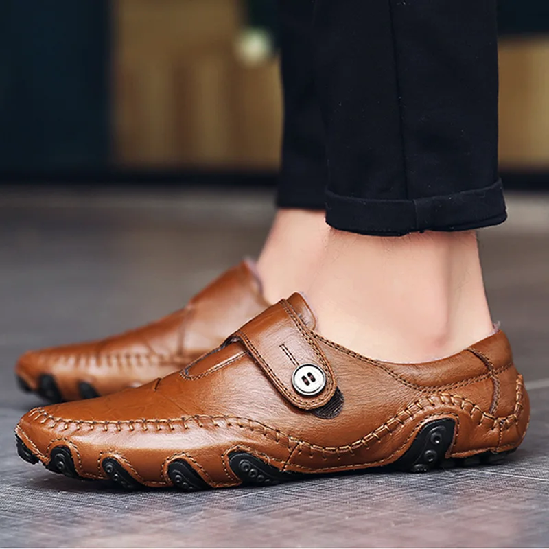 Zapatillas deportivas hombre плюшевые теплый дышащий бизнес мужской обуви класса люкс обувь