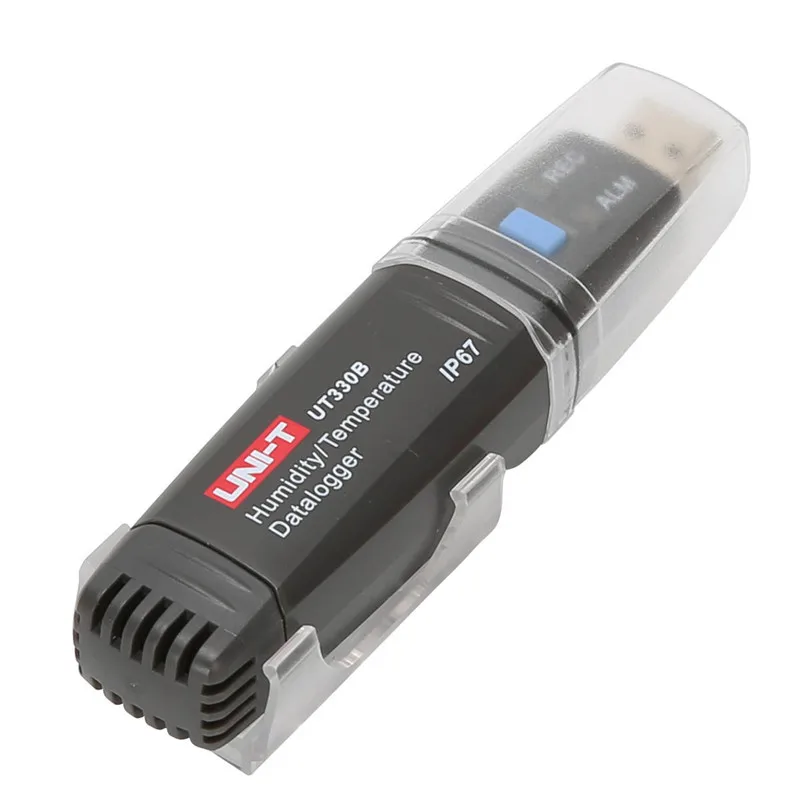 UNI T цифровой термометр UT330B Mini USB Температура Влажность IP67 Водонепроницаемый 2 в 1