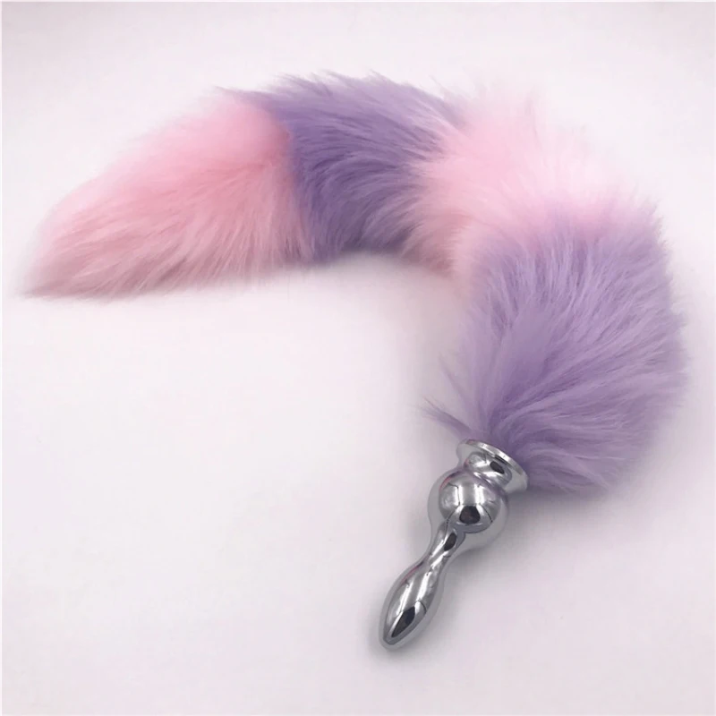 Fox Tail Anal Plug Stainless Steel Butt Plugs Sexy Romance Dilator Adult Products Sex Toys for Men Women H8-94F | Красота и здоровье