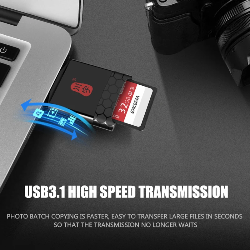 Kawau usb 3,0 мульти-считыватель карт памяти OTG android адаптер мини-кардридер для SD/TF многофункциональные считыватели для компьютера