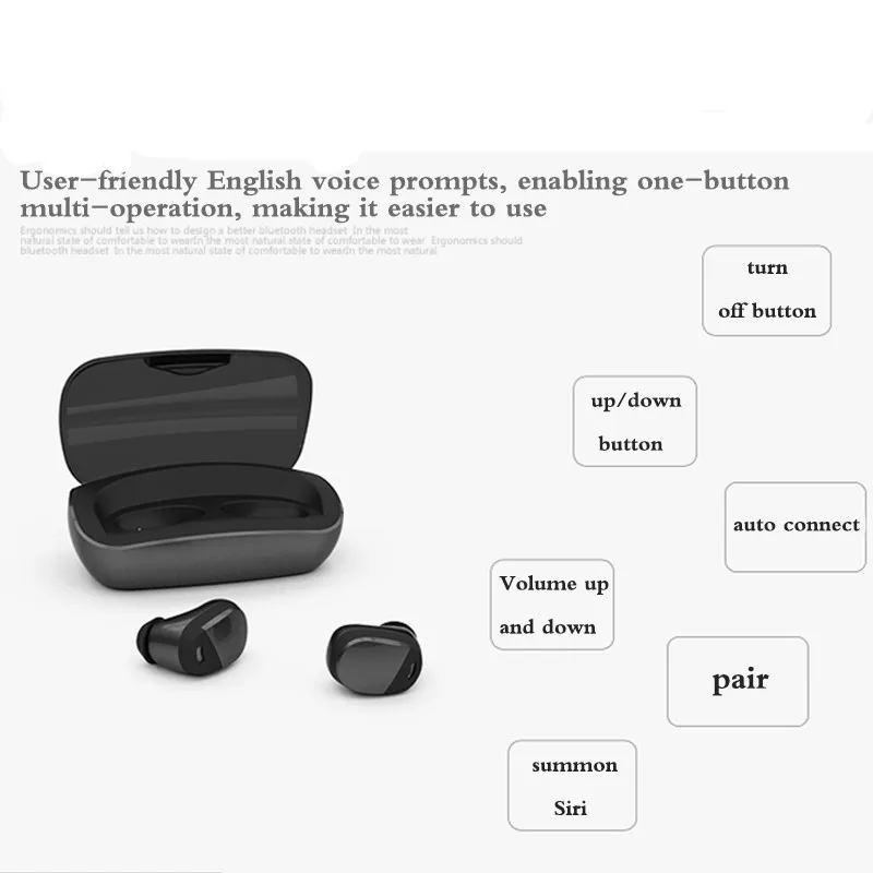 TX3 TWS 5 0 беспроводные Bluetooth наушники IPX5 водонепроницаемые 3D стерео с сенсорным