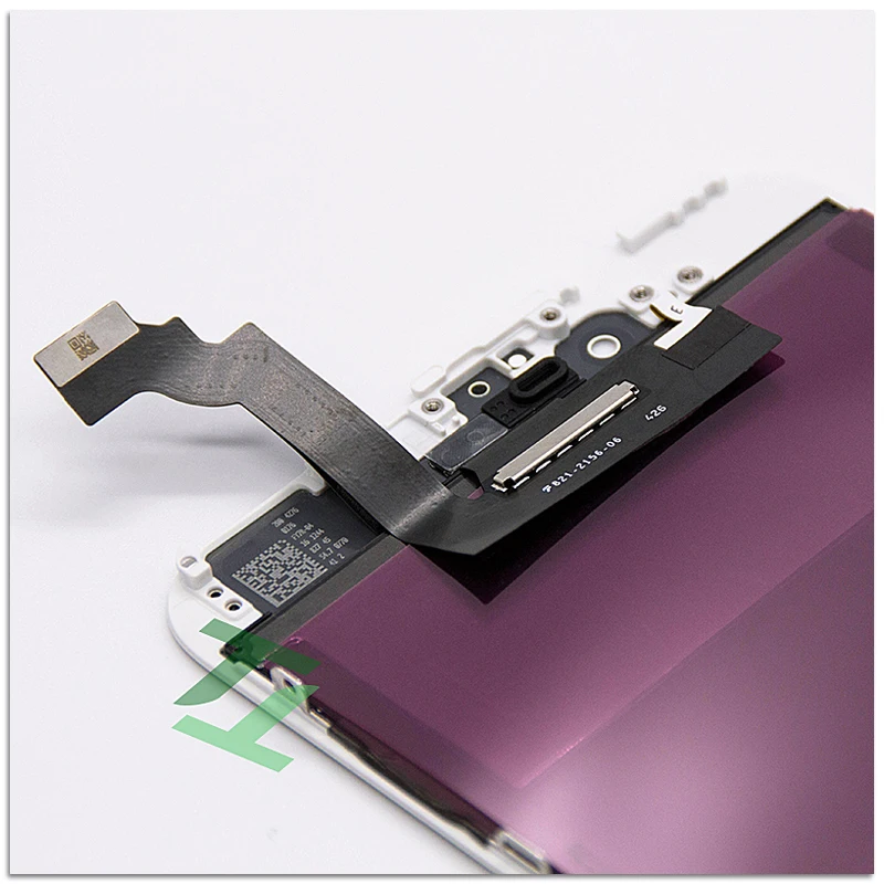 Класс AAA& No Dead Pixel 100 шт./лот для iPhone 6 Plus lcd 5,5 дюймов экран с сенсорным дигитайзером в сборе белый/черный