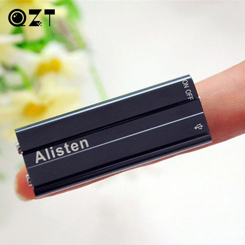 QZT Мини цифровой диктофон USB флэш накопитель маленький зажим Голосовая активация