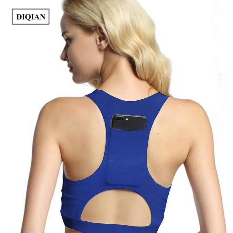 DIQIAN Fitness Sexy Sport Bras Women Personal Design 7 Colors 1/2 Cup Solid Color Bodybuilding Running Gym Plus Size XL | Спорт и