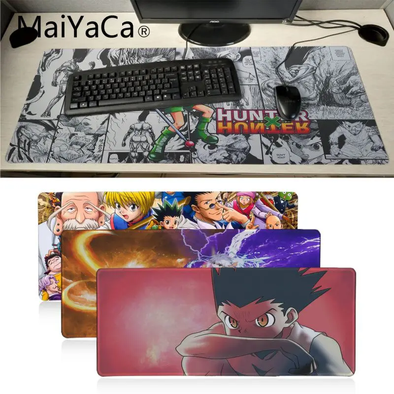 MaiYaCa японское аниме Hunter X JUMP Comics Reols коврик для мыши игровые коврики ноутбука xl