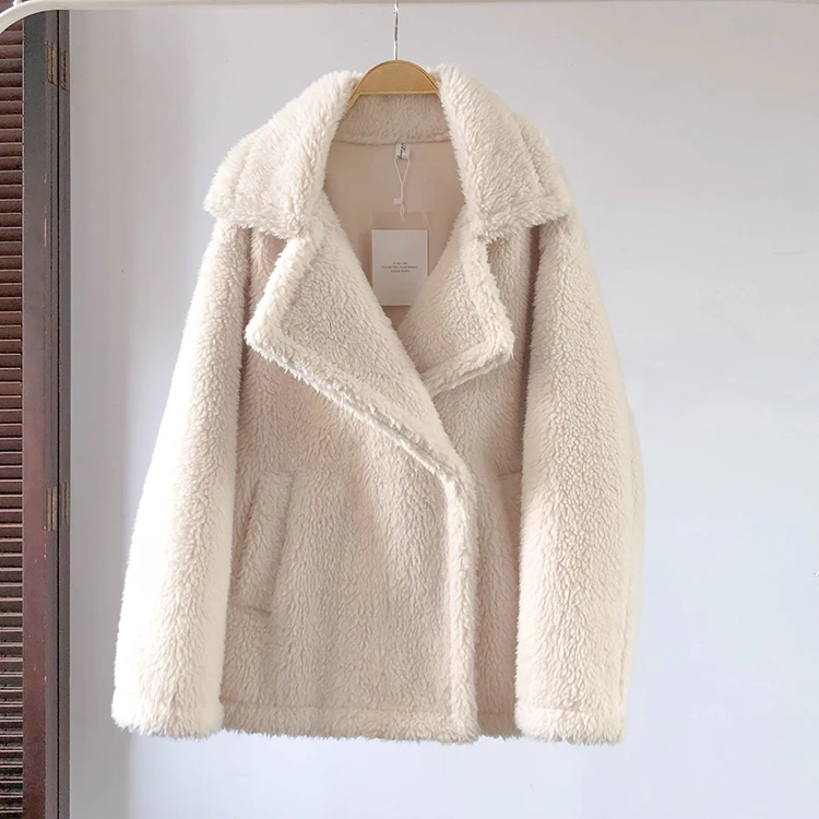 2 цвета S XL повседневное женское шерстяное пальто зима 2018 одноцветное свободное