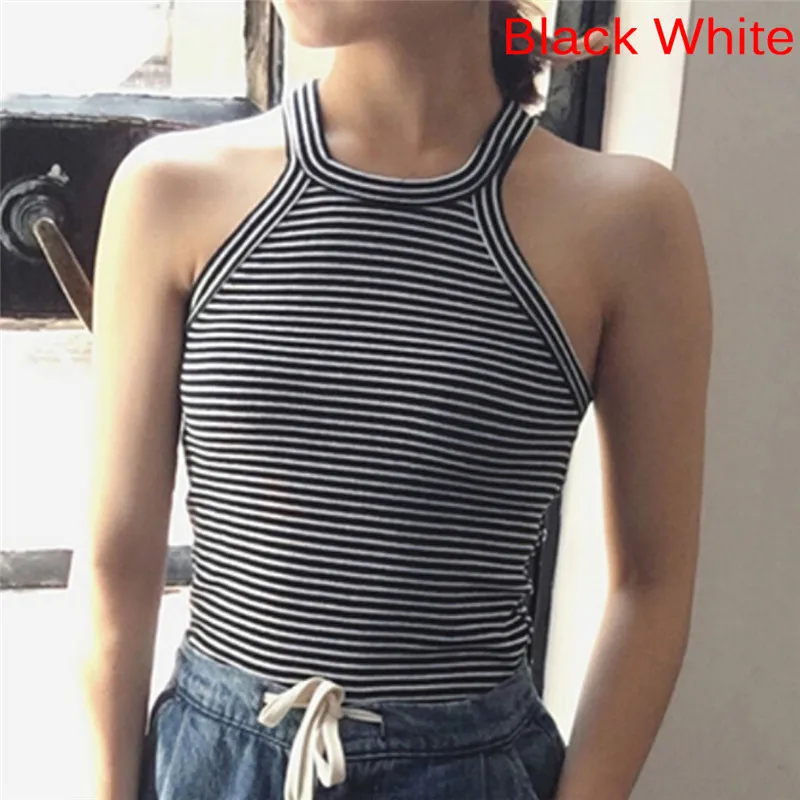 Летняя женская майка без рукавов базовая Однотонная футболка тонкая с лямкой на