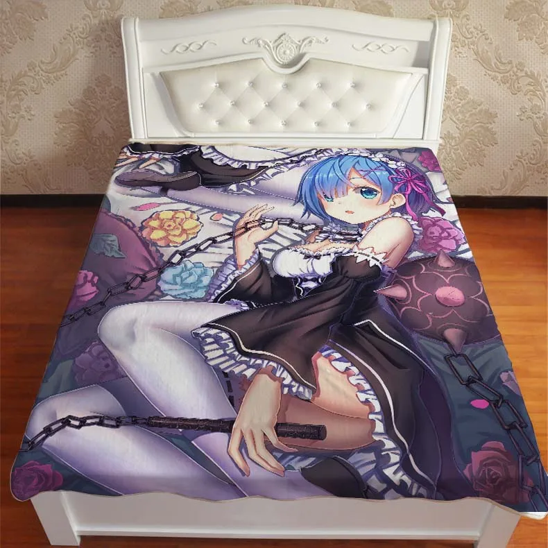 Аниме Манга Re Zero Hajimeru Isekai Seikatsu пледы одеяло 005 - Цвет: Многоцветный