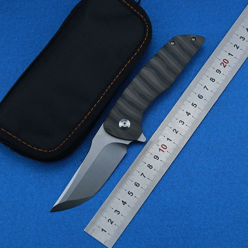 

LEMIFSHE Flipper Hokkaido M390 blade folding knife Titanium 3D handle outdoor camping hunting pocket fruit Knives EDC tools