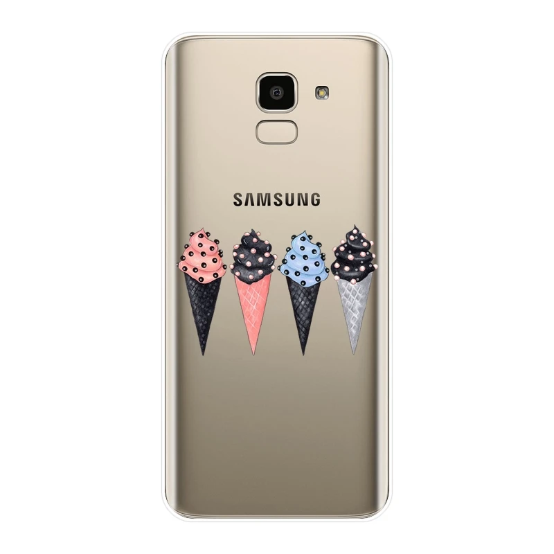 Для Samsung Galaxy J2 J5 J7 Prime J3 2015 2016 2017 J4 J6 J8 Plus чехол для телефона силиконовый милый