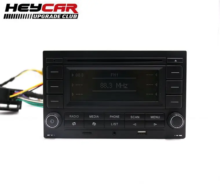 Автомобильный Радио CD-плеер RCN210 CD USB MP3 AUX Bluetooth плеер для гольфа MK4 Passat B5 Polo