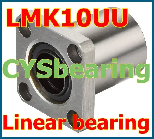 10 мм вал LMK10UU фланцевой линейный motion шариковый подшипник|shaft 10mm|10mm linear shaftlinear shaft 10mm