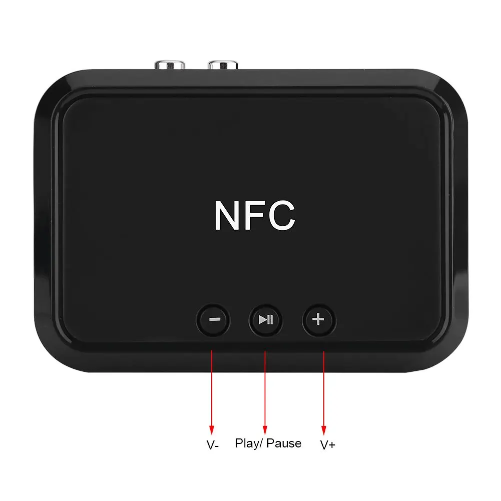 Bluetooth аудиоприемник VIKEFON с поддержкой NFC Hi Fi стереозвука беспроводной адаптер 3 5