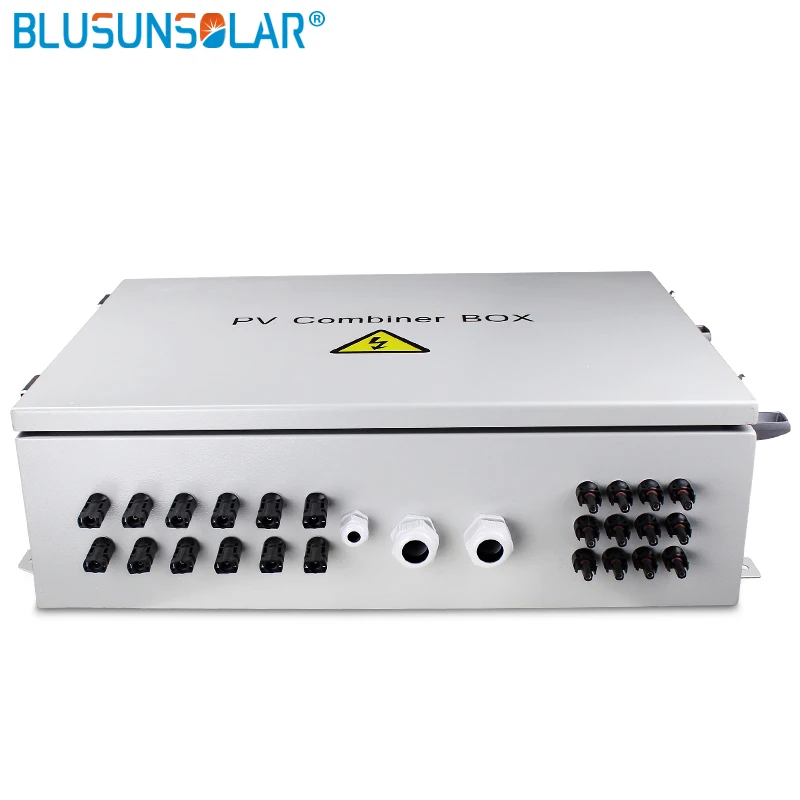 1set Hgih quality Stainless Steel Housing 1000VDC 12 strings input and 1 string output combiner box with 15A fuse panel | Обустройство