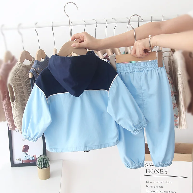 Детский осенний спортивный костюм комплект из 2 предметов куртка с капюшоном и