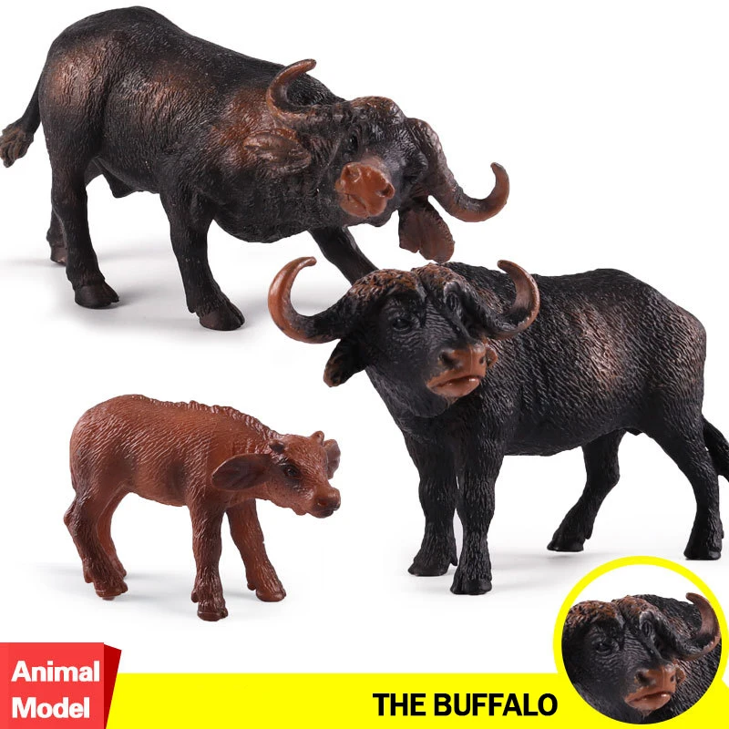 Экшн и игрушка фигурка дикая природа животное вода Buffalos Детская ПВХ Модель