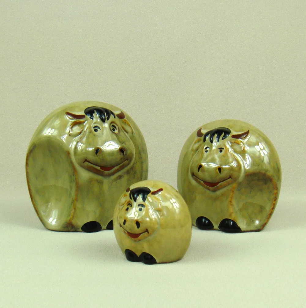 Модная фарфоровая миниатюрная декоративная абстрактная керамическая фигурка