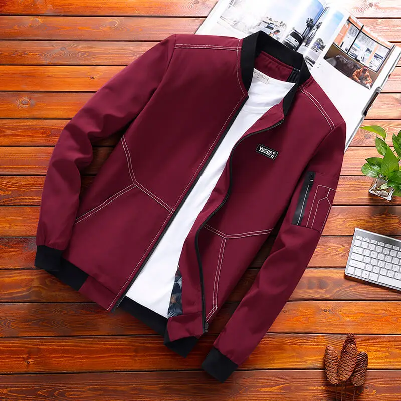M 9XL Новый 2019 куртка Для мужчин Повседневное Бейсбол Демисезонный мода Slim Fit