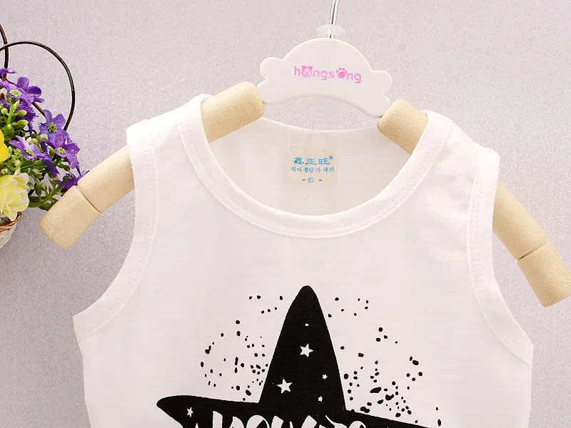 2 шт./компл. летние комплекты одежды для новорожденных 7 24 месяцев брендовая