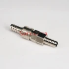 Зажимы с наружным диаметром 12 мм, латунный никелированный топливный шланг, быстроразъемный штуцер, морская труба, фитинг для лодки